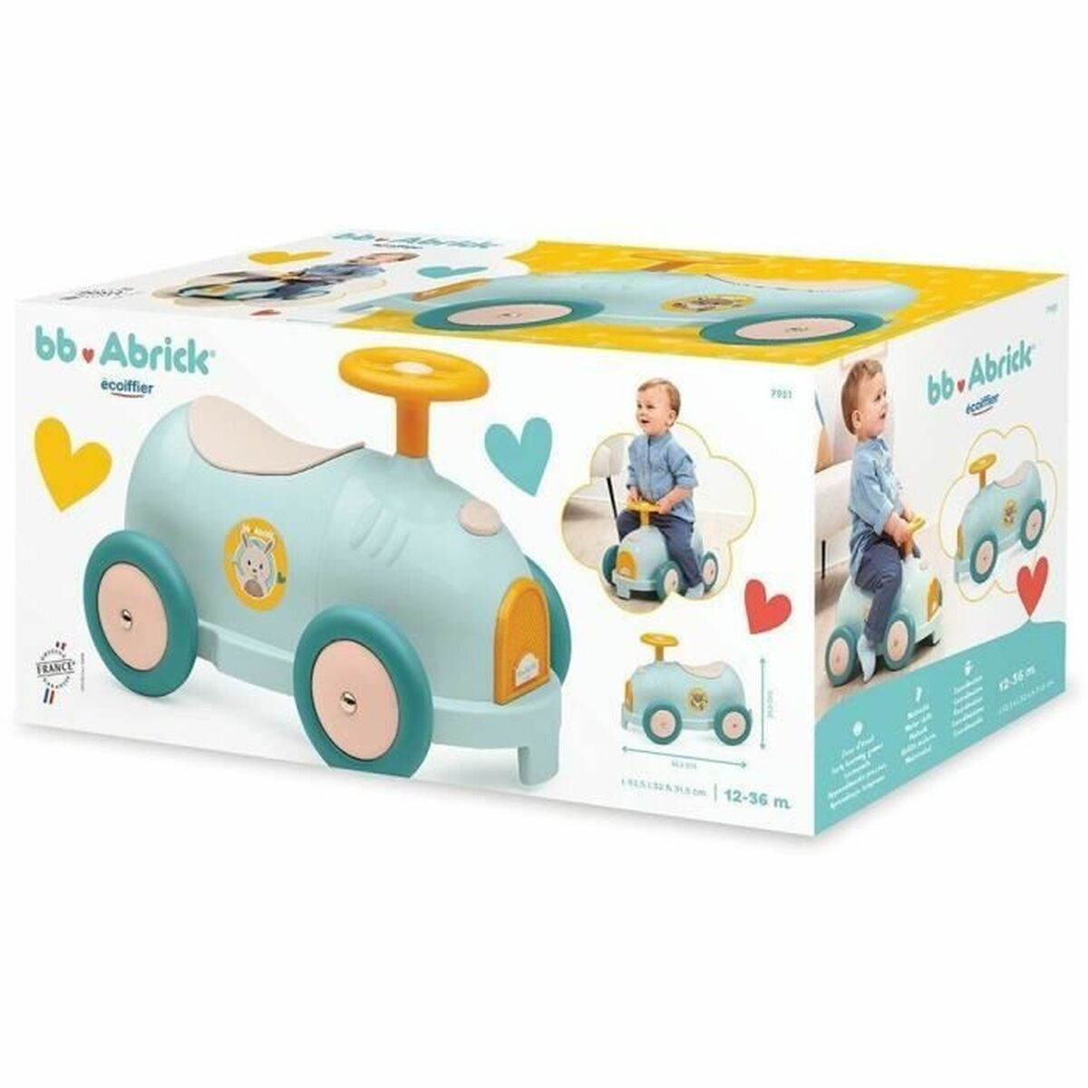 Celtniecības Komplekts Ecoiffier Walking Car Rabbit